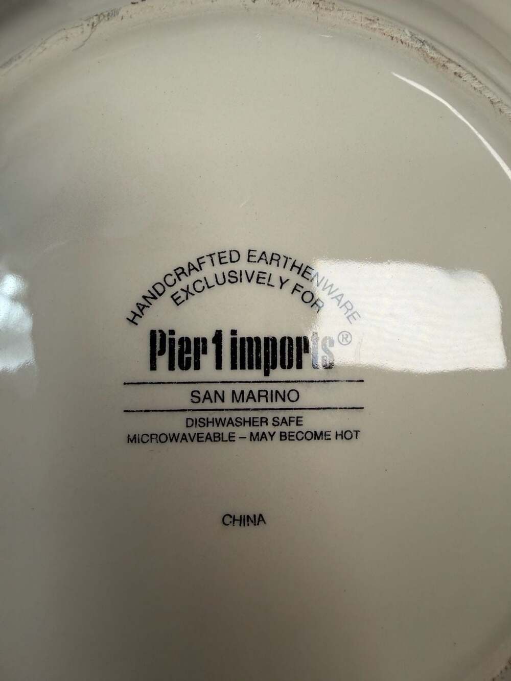 Pier 1 Imports San Marino 8.5-Inch Scalloped Salad/Dessert Plates, Set of 6 - Picture 4 of 4